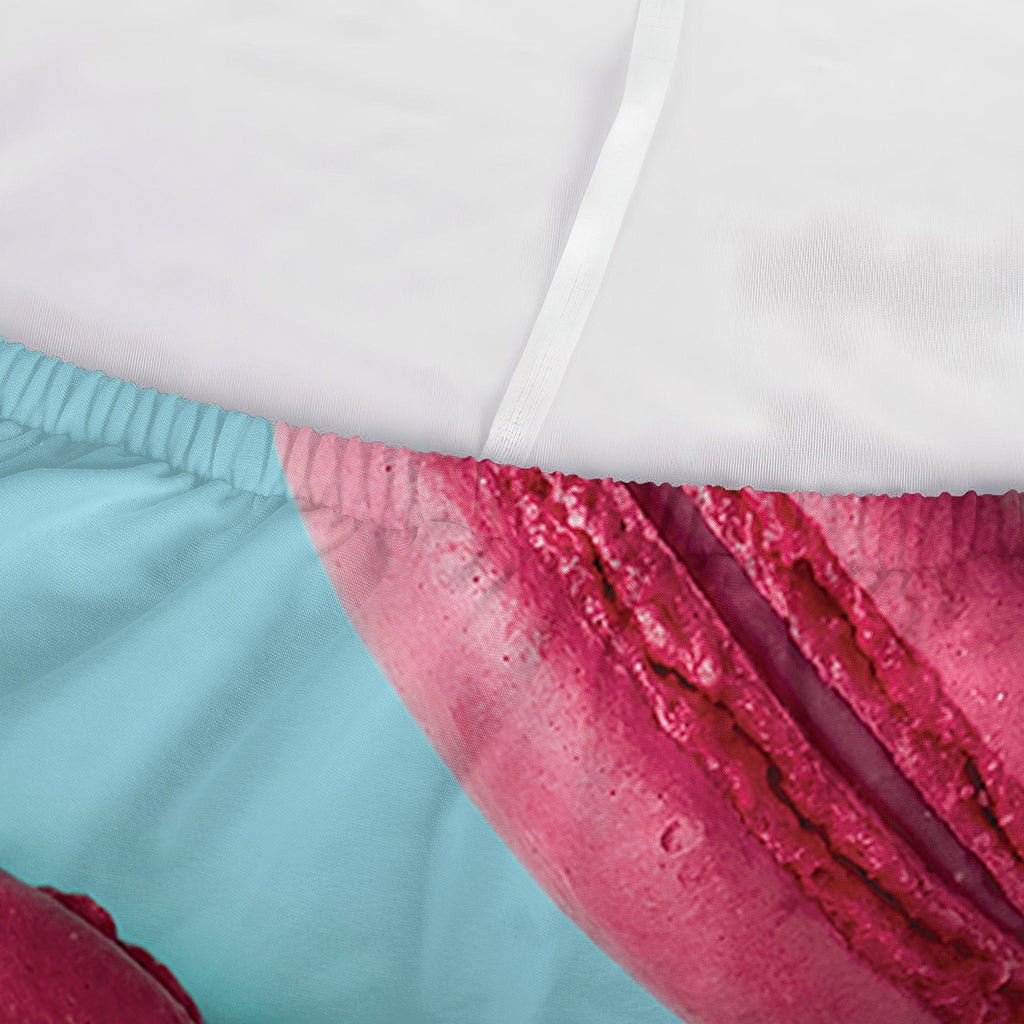 Pink Macarons Print Sofa Cover