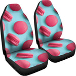 Pink Macarons Print Universal Fit Car Seat Covers
