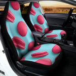 Pink Macarons Print Universal Fit Car Seat Covers