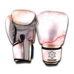 Pink Marble Print Boxing Gloves