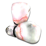 Pink Marble Print Boxing Gloves