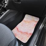 Pink Marble Print Front Car Floor Mats