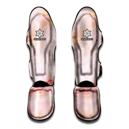 Pink Marble Print Muay Thai Shin Guard