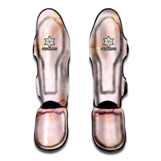 Pink Marble Print Muay Thai Shin Guard