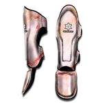 Pink Marble Print Muay Thai Shin Guard