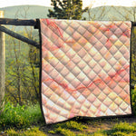 Pink Marble Print Quilt