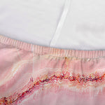 Pink Marble Print Sofa Cover