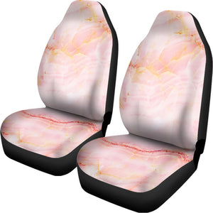 Pink Marble Print Universal Fit Car Seat Covers