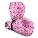 Pink Octopus Tentacles Pattern Print Boxing Gloves