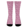 Pink Octopus Tentacles Pattern Print Crew Socks