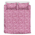 Pink Octopus Tentacles Pattern Print Duvet Cover Bedding Set