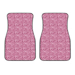 Pink Octopus Tentacles Pattern Print Front Car Floor Mats