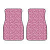 Pink Octopus Tentacles Pattern Print Front Car Floor Mats