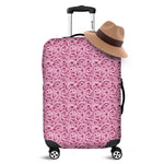 Pink Octopus Tentacles Pattern Print Luggage Cover