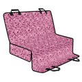 Pink Octopus Tentacles Pattern Print Pet Car Back Seat Cover