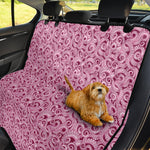 Pink Octopus Tentacles Pattern Print Pet Car Back Seat Cover