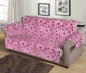 Pink Octopus Tentacles Pattern Print Sofa Protector