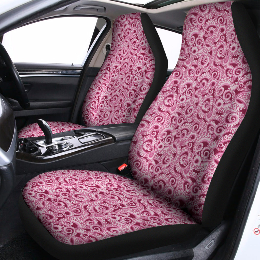 Pink Octopus Tentacles Pattern Print Universal Fit Car Seat Covers