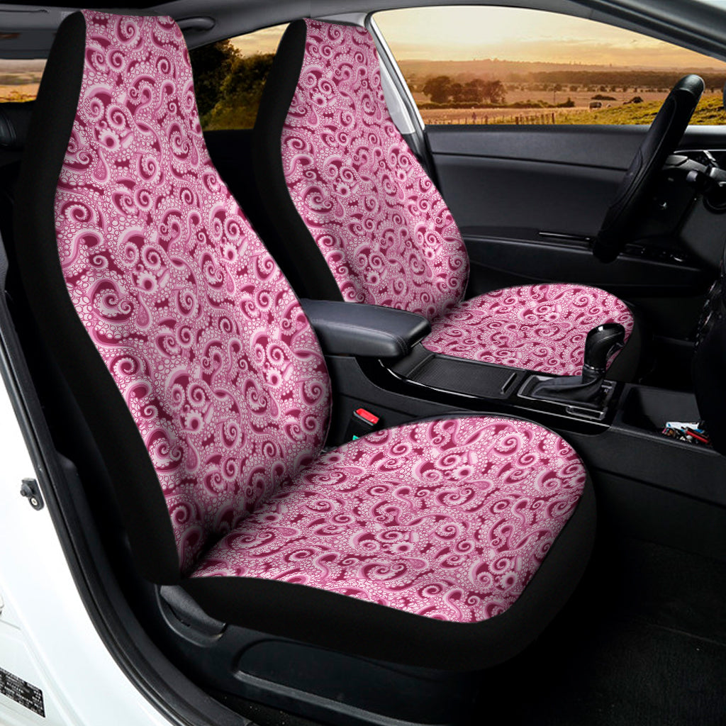 Pink Octopus Tentacles Pattern Print Universal Fit Car Seat Covers