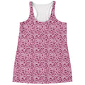 Pink Octopus Tentacles Pattern Print Women's Racerback Tank Top