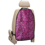 Pink Paisley Pattern Print Car Seat Organizers