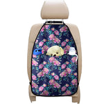 Pink Peony Floral Flower Pattern Print Car Seat Organizers