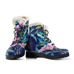 Pink Peony Floral Flower Pattern Print Comfy Boots GearFrost