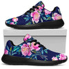 Pink Peony Floral Flower Pattern Print Sport Shoes GearFrost