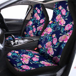 Pink Peony Floral Flower Pattern Print Universal Fit Car Seat Covers