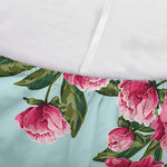 Pink Peony Pattern Print Sofa Cover