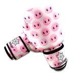 Pink Pig Nose Pattern Print Boxing Gloves