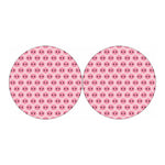 Pink Pig Nose Pattern Print Car Coasters