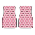 Pink Pig Nose Pattern Print Front Car Floor Mats