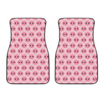 Pink Pig Nose Pattern Print Front Car Floor Mats