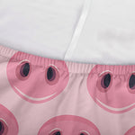 Pink Pig Nose Pattern Print Sofa Cover