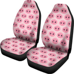 Pink Pig Nose Pattern Print Universal Fit Car Seat Covers