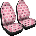 Pink Pig Nose Pattern Print Universal Fit Car Seat Covers