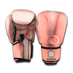 Pink Pig Tail Print Boxing Gloves