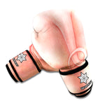 Pink Pig Tail Print Boxing Gloves
