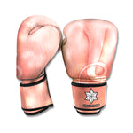 Pink Pig Tail Print Boxing Gloves