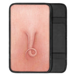 Pink Pig Tail Print Car Center Console Cover