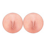 Pink Pig Tail Print Car Coasters