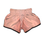 Pink Pig Tail Print Muay Thai Boxing Shorts