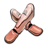 Pink Pig Tail Print Muay Thai Shin Guard