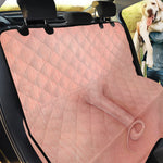 Pink Pig Tail Print Pet Car Back Seat Cover