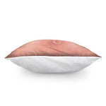 Pink Pig Tail Print Pillow Cover