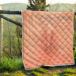 Pink Pig Tail Print Quilt