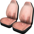 Pink Pig Tail Print Universal Fit Car Seat Covers