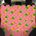Pink Pineapple Pattern Print Pet Car Back Seat Cover