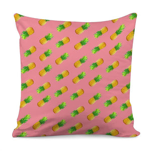 Pink Pineapple Pattern Print Pillow Cover